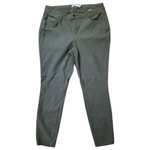 JustFab Olive Green Jeans Women's Size 16W